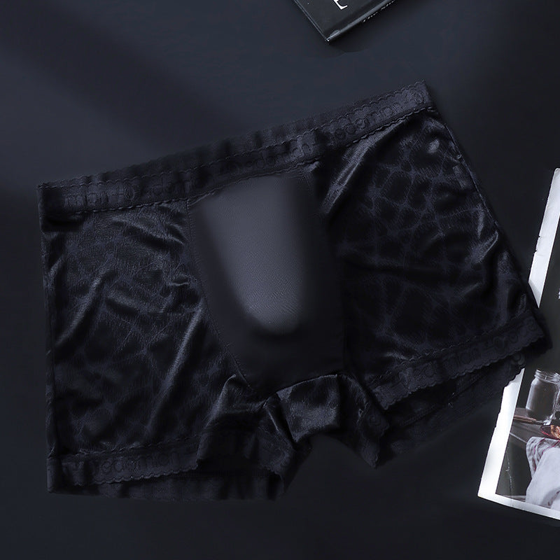 Men's Seamless, Breathable, Antibacterial Boxer Briefs