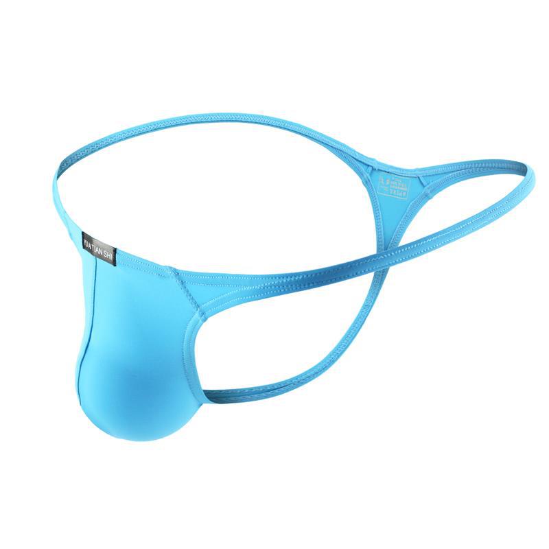 Mens T-Back Thongs Sexy Low Rise G-String Briefs Bulge Pouch Underwear