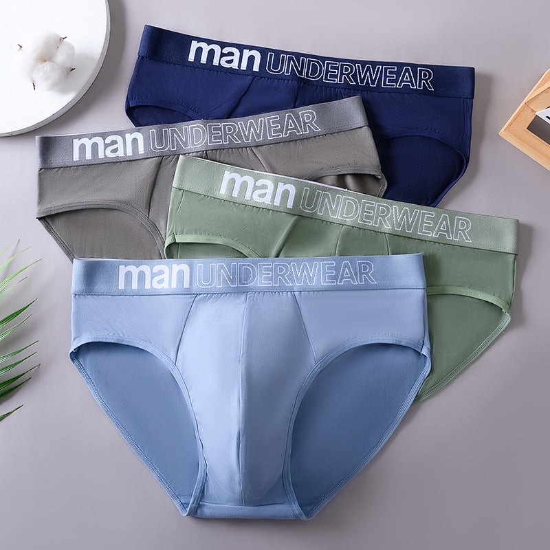 Men's Cotton Stretch Boxer Briefs - Soft Breathable Low Rise Underwear with Wide Waistband