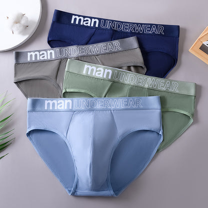 Men's Cotton Stretch Boxer Briefs - Soft Breathable Low Rise Underwear with Wide Waistband