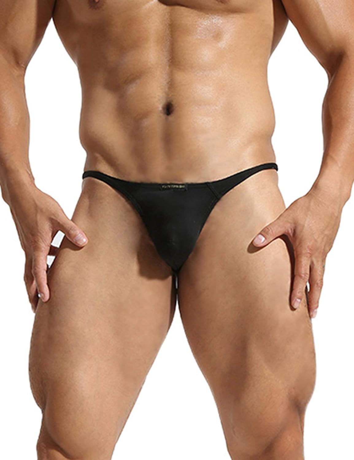 Mens T-Back Thongs Sexy Low Rise G-String Briefs Bulge Pouch Underwear