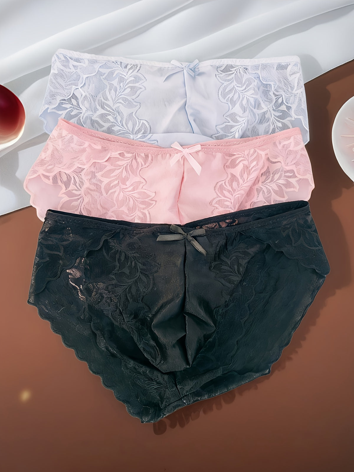Confident and stylish men's lace underwear