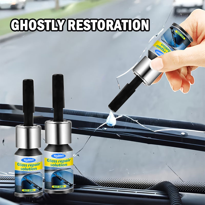 Car windshield repair fluid
