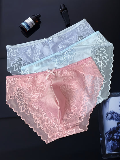 Confident and stylish men's lace underwear