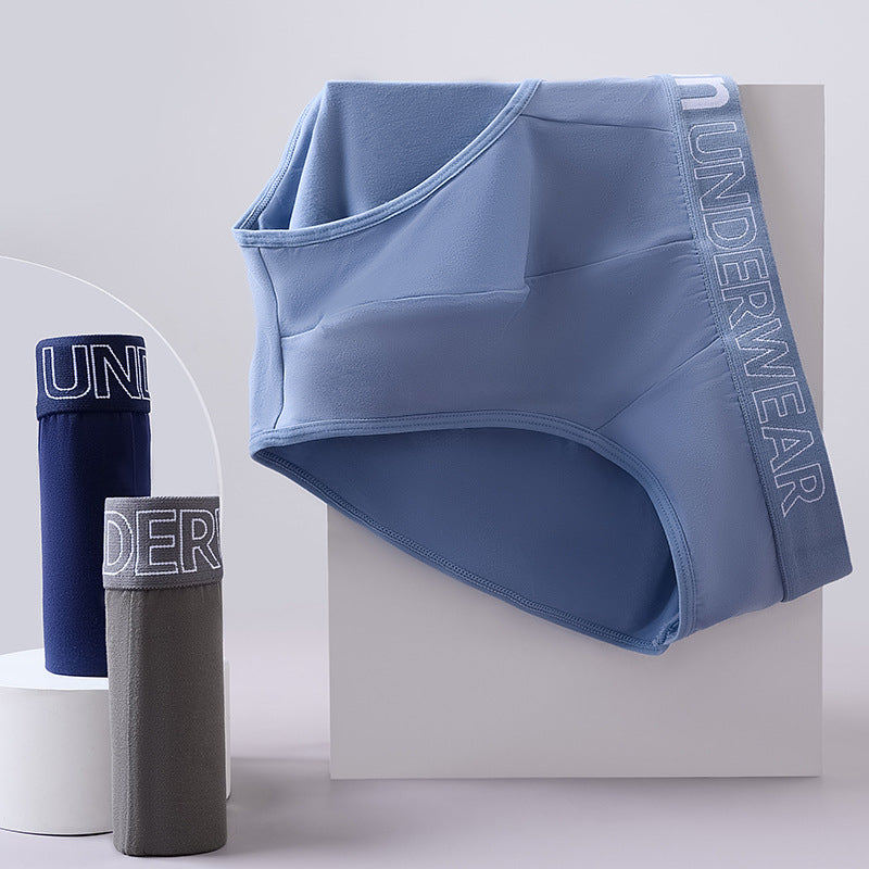 Men's Cotton Stretch Boxer Briefs - Soft Breathable Low Rise Underwear with Wide Waistband