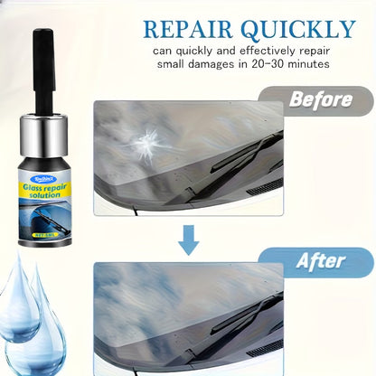 Car windshield repair fluid