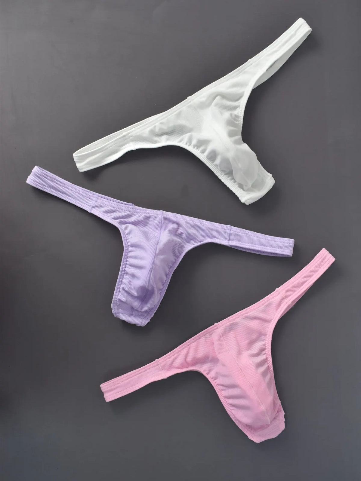 Extremely comfortable men's thongs, seamless pure cotton underwear