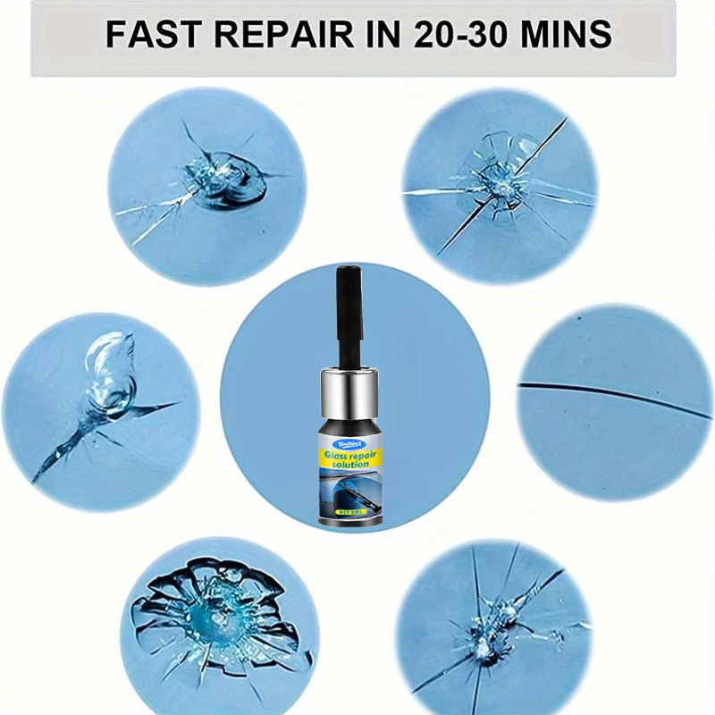 Car windshield repair fluid