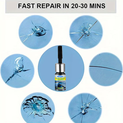 Car windshield repair fluid