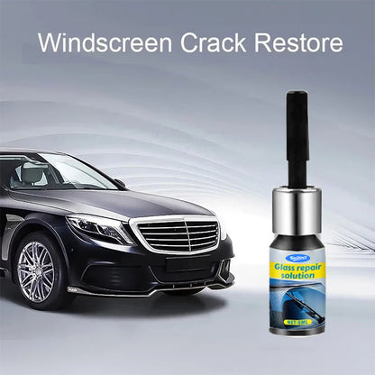 Car windshield repair fluid