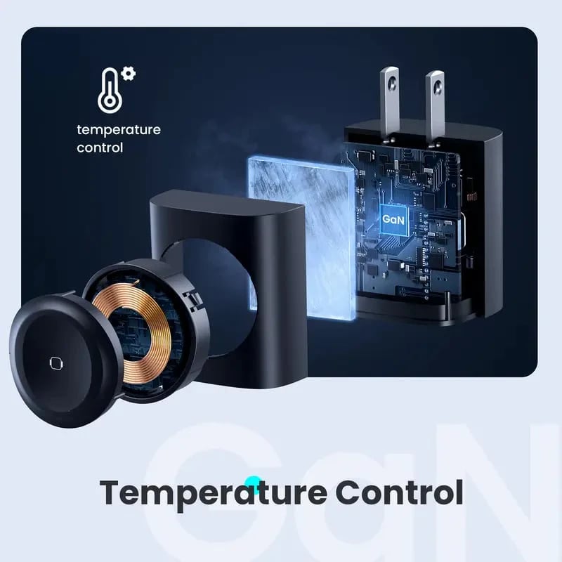 3-in-1 Magnetic Wireless Cordless PD USB-C Wall Charger Block