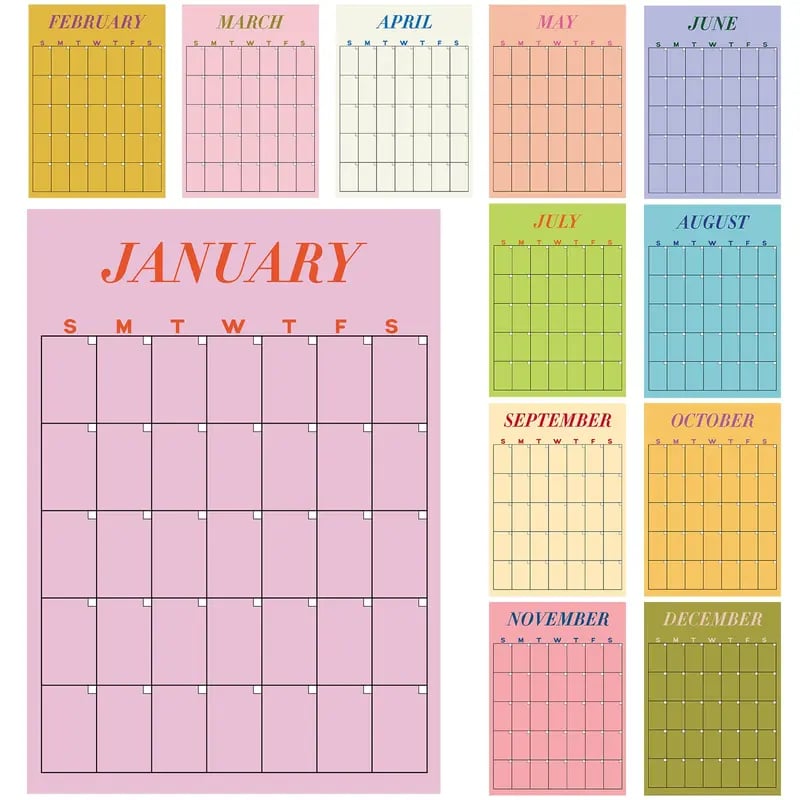 💥Early Bird Sale — 49% OFF✨ Back to School Large Wall Calendar