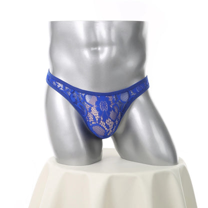 Men's sexy lace underwear, invisible, seamless, and breathable.