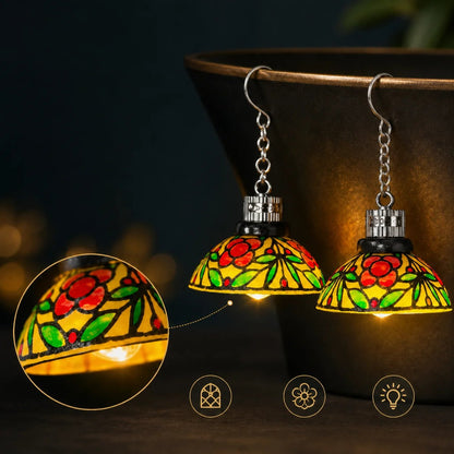 🔥Last Day 50% OFF-Handmade Vintage Light-Up Chandelier Earrings