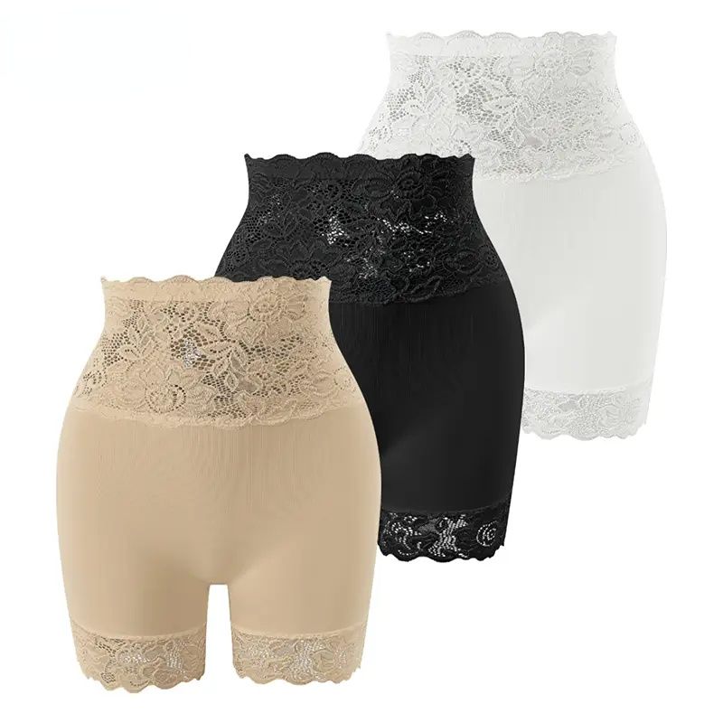 Women's High-Waisted Shapewear Shorts – Seamless Tummy-Control Underwear