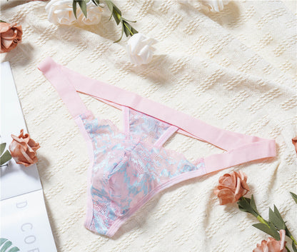 Men's Thong - Low-rise Sexy Lace Transparent Panties