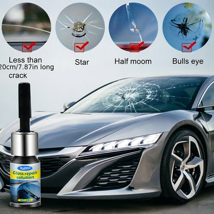 Car windshield repair fluid