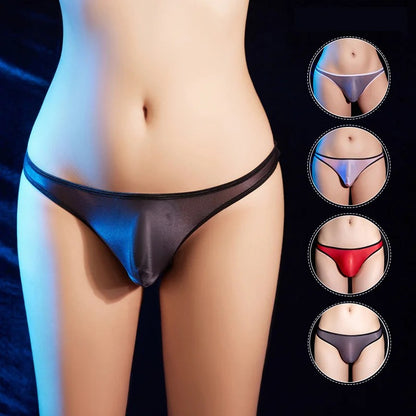 Men's Low Waist Sexy Ultra-Thin Translucent Breathable Elastic Briefs