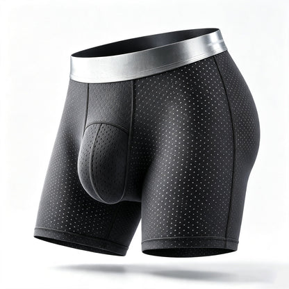 【Buy 3 Get 2 Free】-2026 HOT SALE🔥 Premium Leakproof lceSilk Mesh Men's Boxer