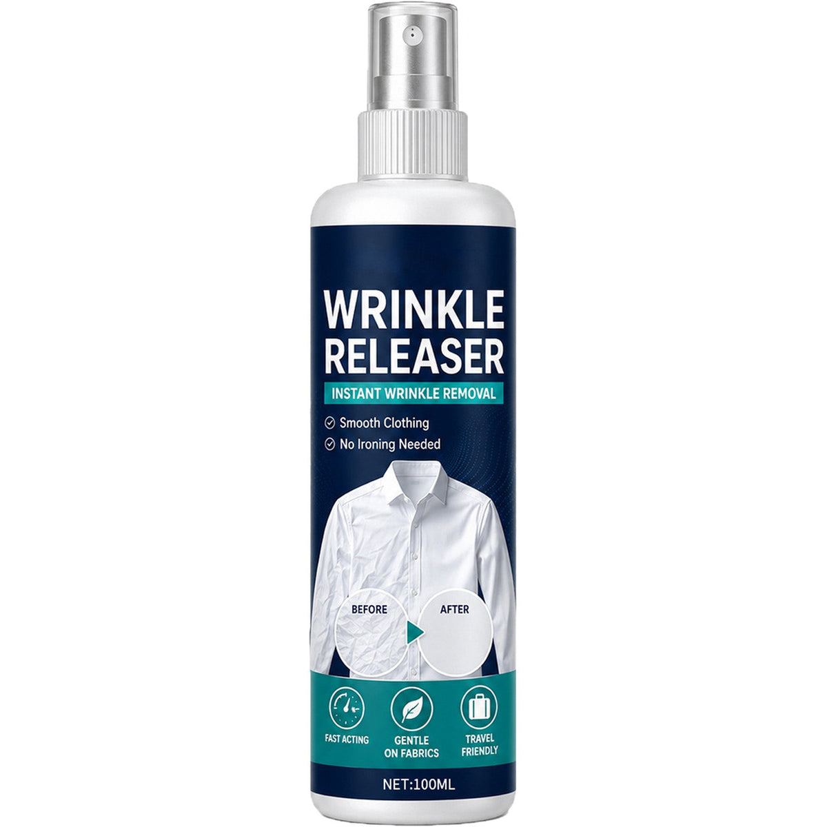 👔Last Day 49 % OFF✨ Instant wrinkle release – no iron, travel-ready, static-free & fresh 100ml
