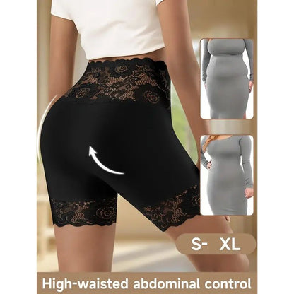 Women's High-Waisted Shapewear Shorts – Seamless Tummy-Control Underwear