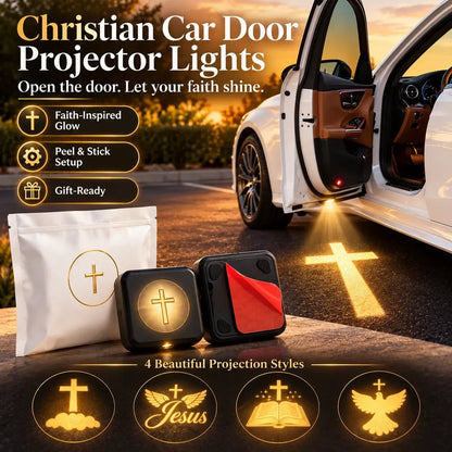 ✨ Faith-Inspired Car Door Welcome Projector Light– Let Your Faith Shine Wherever You Go