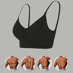 🔥Women's Solid Color Wireless Backless Bra