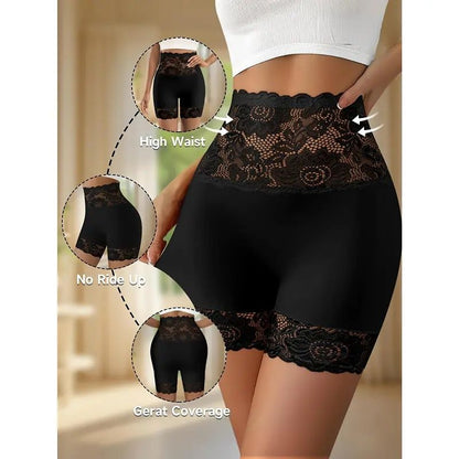 Women's High-Waisted Shapewear Shorts – Seamless Tummy-Control Underwear