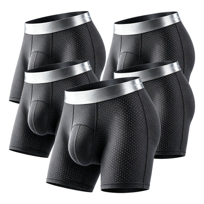 【Buy 3 Get 2 Free】-2026 HOT SALE🔥 Premium Leakproof lceSilk Mesh Men's Boxer