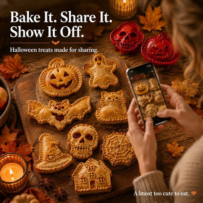 🎃🎄8 Festive Designs • Easy Hand-Press Molds • Perfect for Cookies, Mini Pies & Stuffed Pastries 🥧 Press, Fill & Bake Your Way Through the Holidays 😋