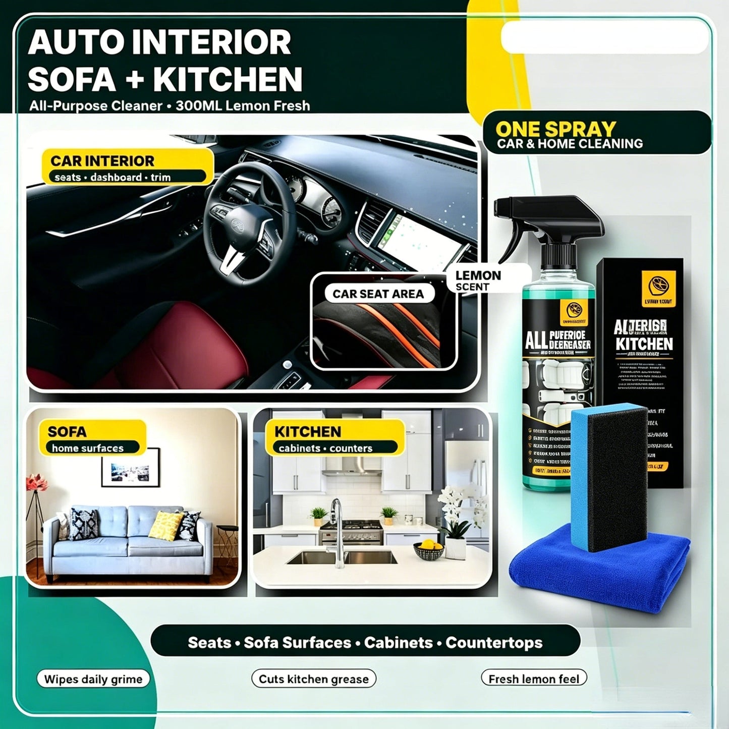 Heavy-Duty Grease Remover (Automotive & Household)