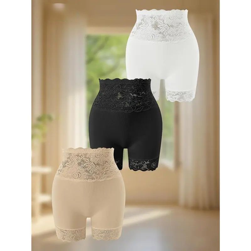 Women's High-Waisted Shapewear Shorts – Seamless Tummy-Control Underwear