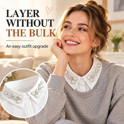 ✨Add Instant Elegance with This Jeweled Detachable Collar 💎