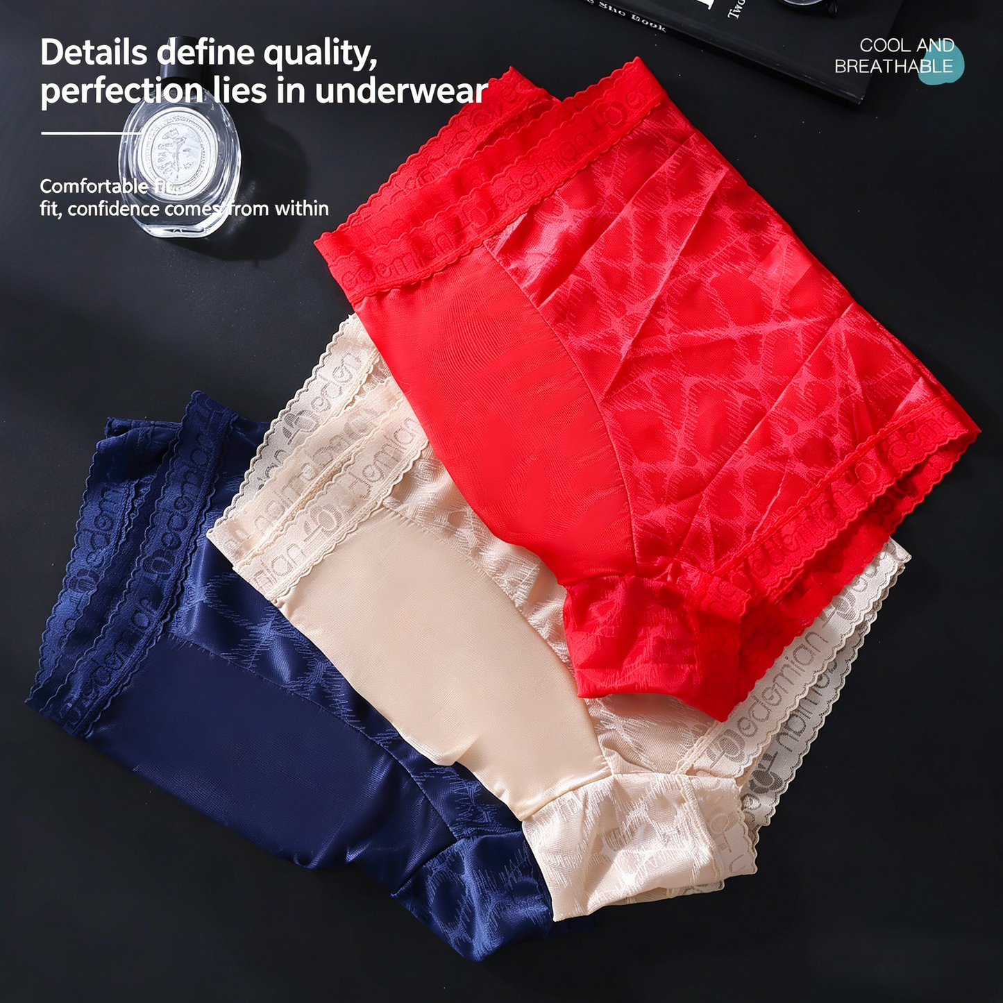 Men's Seamless, Breathable, Antibacterial Boxer Briefs