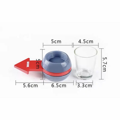 Penalty Spin Wheel Drinking Game Toy – Russian Roulette Party Game Prop