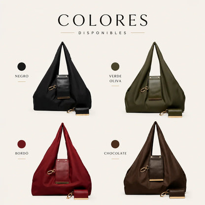 👜Varelli Charm Transformable Bag – Stylish Vegan Leather Tote & Keychain Charm
