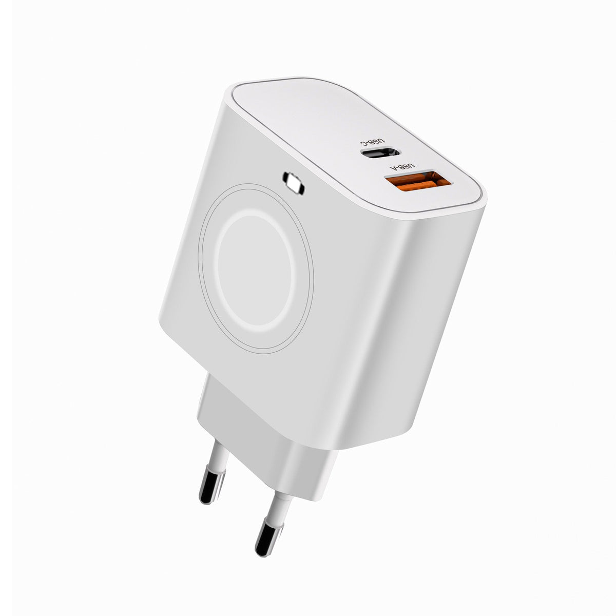 3-in-1 Magnetic Wireless Cordless PD USB-C Wall Charger Block