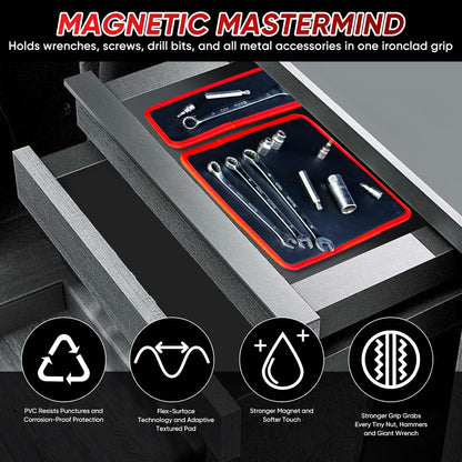 🔥LAST DAY 49% OFF -🛠️‌3PC Flexible Magnetic Tool Mat & Tray Holder