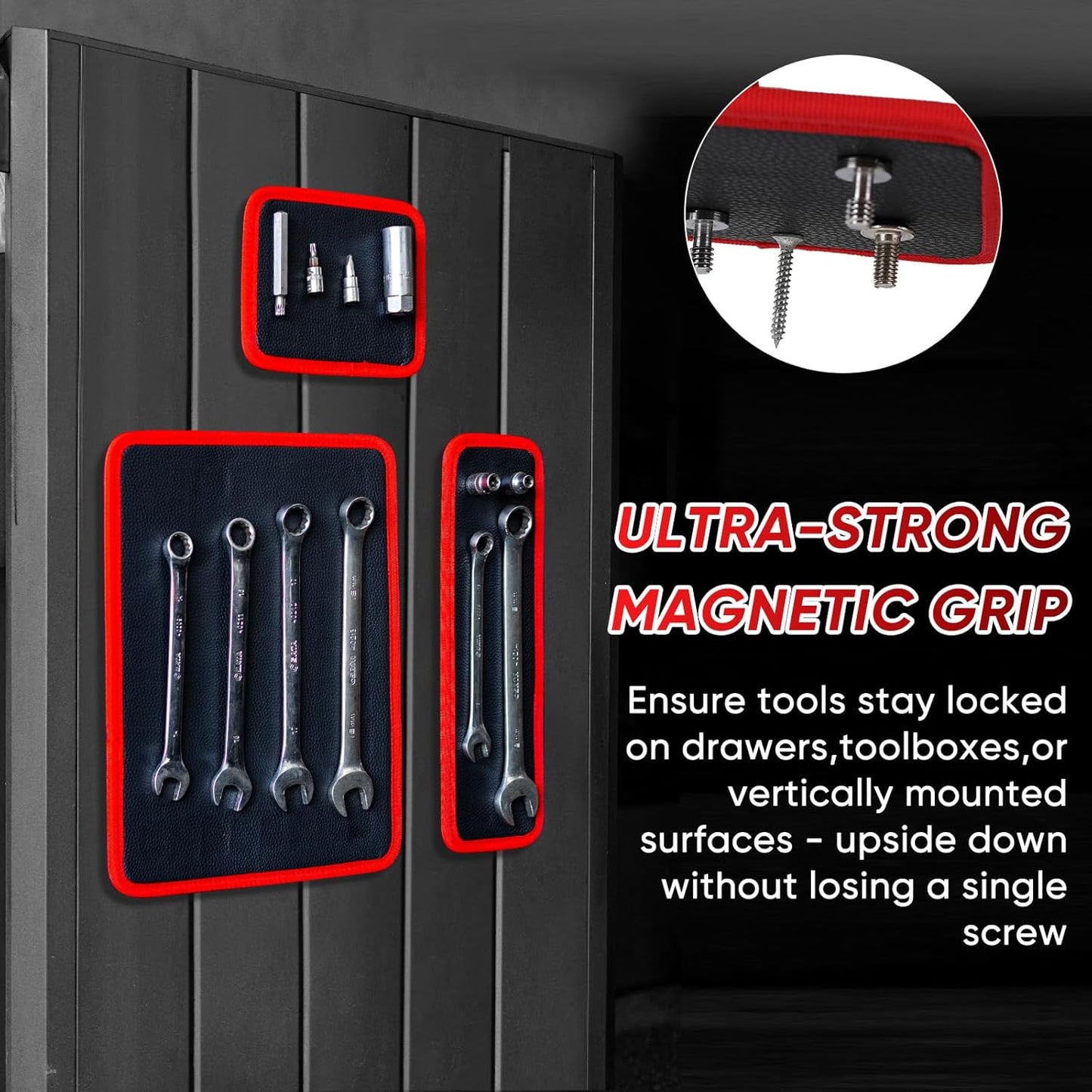 🔥LAST DAY 49% OFF -🛠️‌3PC Flexible Magnetic Tool Mat & Tray Holder