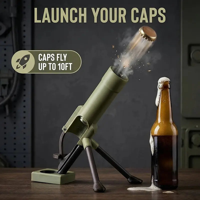 Mortar-Shaped Bottle Opener
