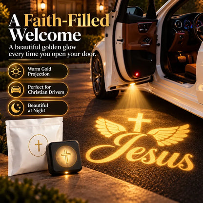 ✨ Faith-Inspired Car Door Welcome Projector Light– Let Your Faith Shine Wherever You Go