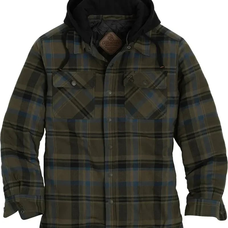 🔥❄️Mountain-Tested Warmth | Concealed Carry Hooded Flannel💥🔫