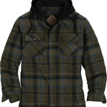 🔥❄️Mountain-Tested Warmth | Concealed Carry Hooded Flannel💥🔫