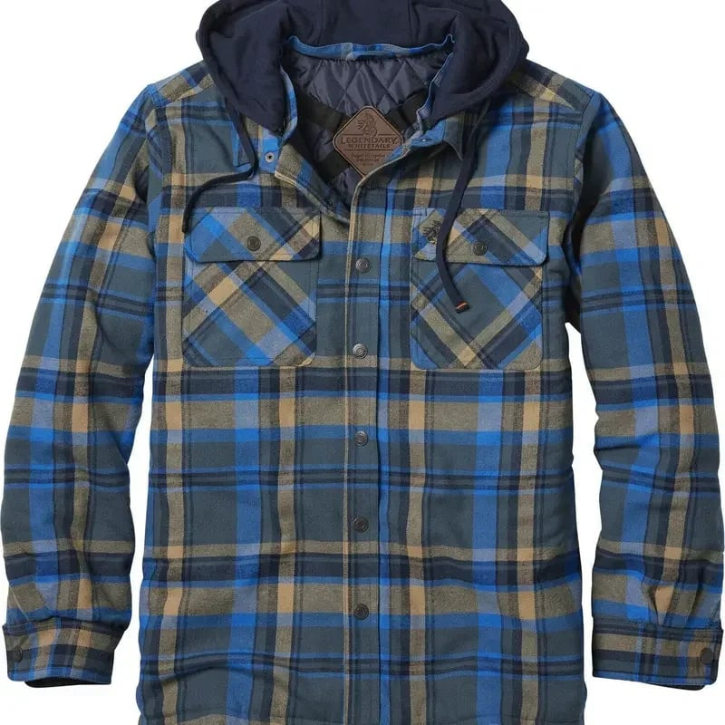 🔥❄️Mountain-Tested Warmth | Concealed Carry Hooded Flannel💥🔫