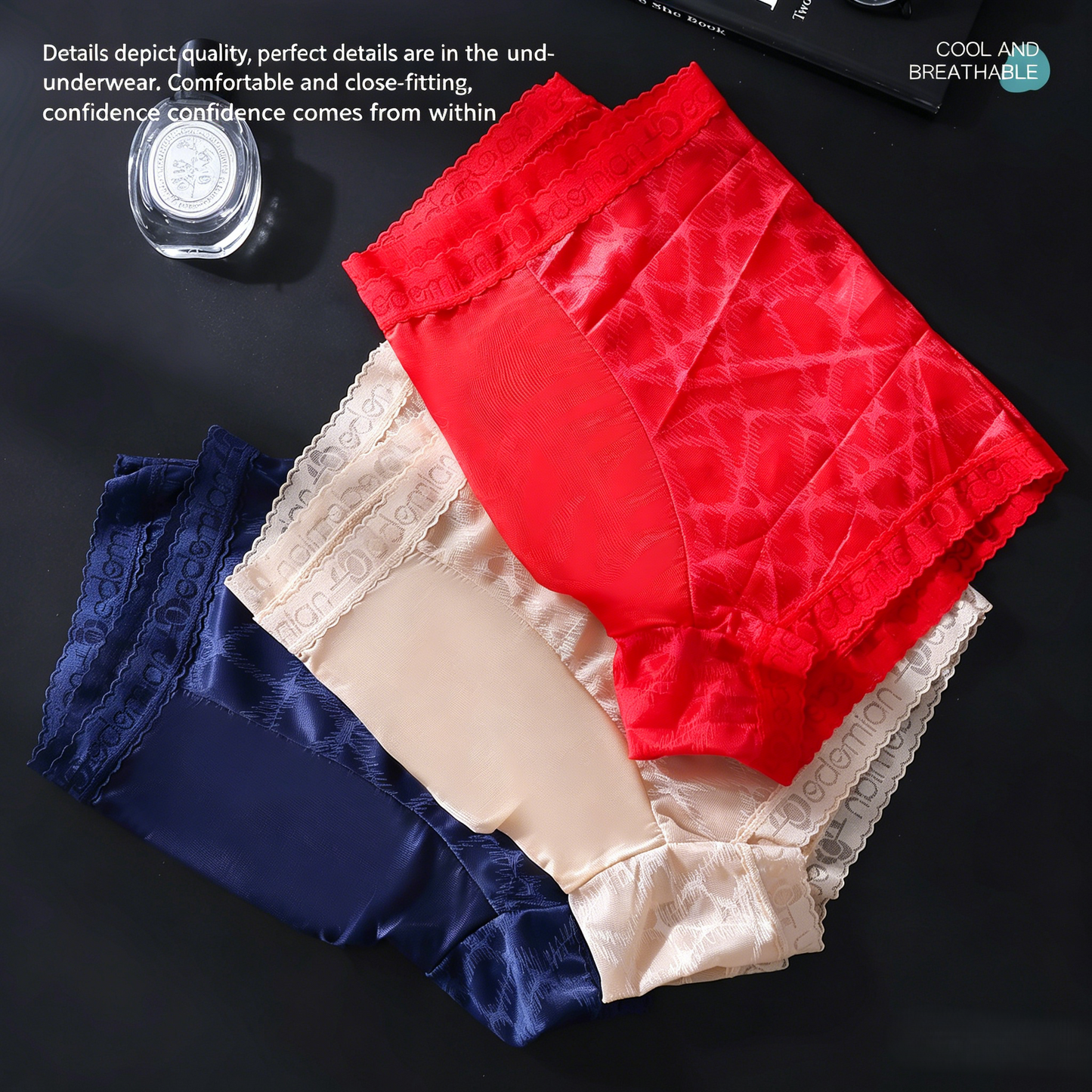 Men's Seamless, Breathable, Antibacterial Boxer Briefs