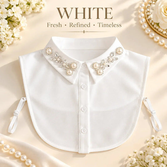 ✨Add Instant Elegance with This Jeweled Detachable Collar 💎