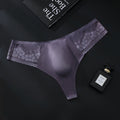 Men's High Elasticity Breathable Thong - 3D Highlighted Dot Design