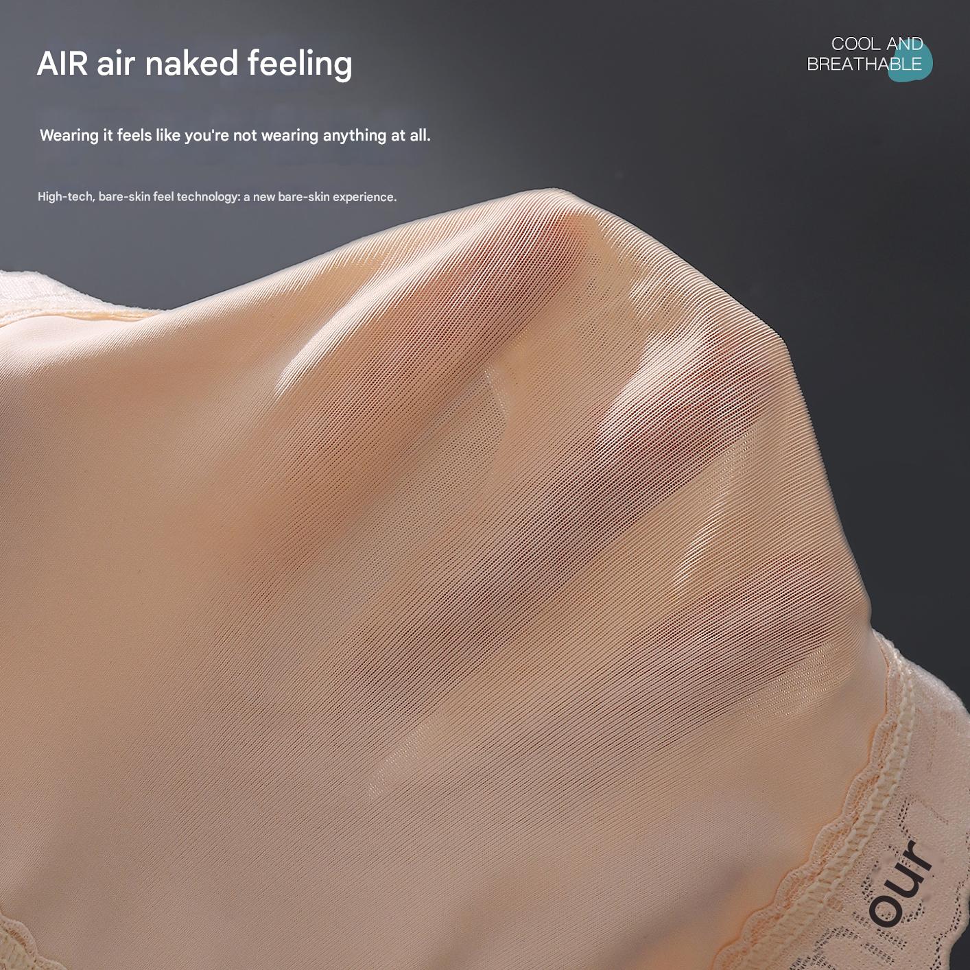 Men's Seamless Ice Silk Boxer Briefs