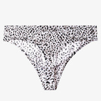 White leopard print