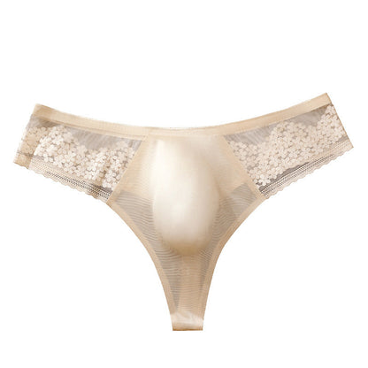 Men's High Elasticity Breathable Thong - 3D Highlighted Dot Design